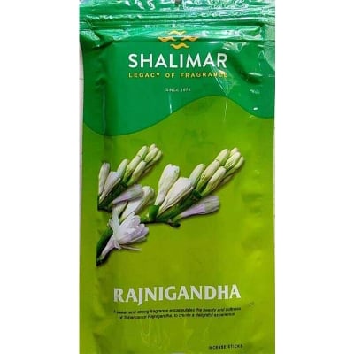 Picture of Shalimar Rajanigandha Zipper Pack Incense Sticks Agarbatti-Brown