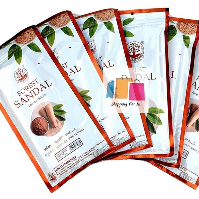 Picture of Forest Sandal Incense Sticks Zipper Pack Agarbatti-Brown