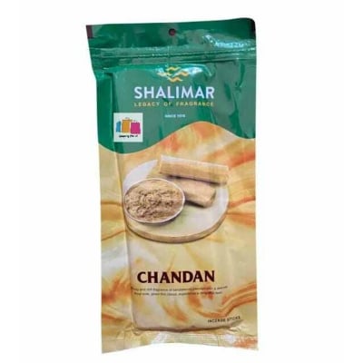 Picture of Shalimar Chandan Zipper Pack Incense Sticks Agarbatti-Brown