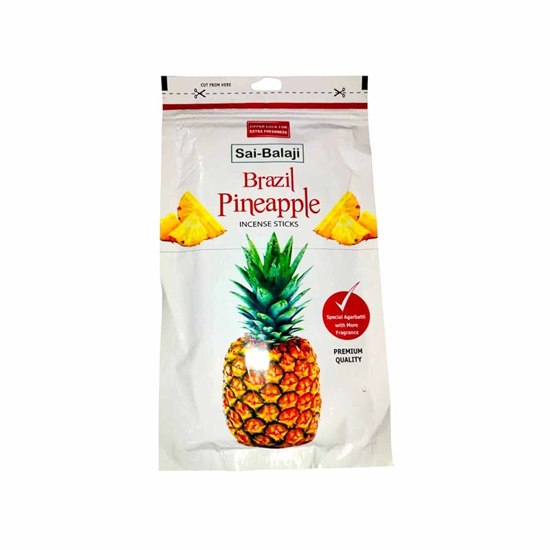 Picture of Balaji Brazil pineapple incense sticks-Premium Quality-Brown