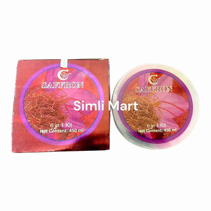 Picture of Saffran Combo 6 in 1 VIP Rainbow facial Kit- 450ml-Red