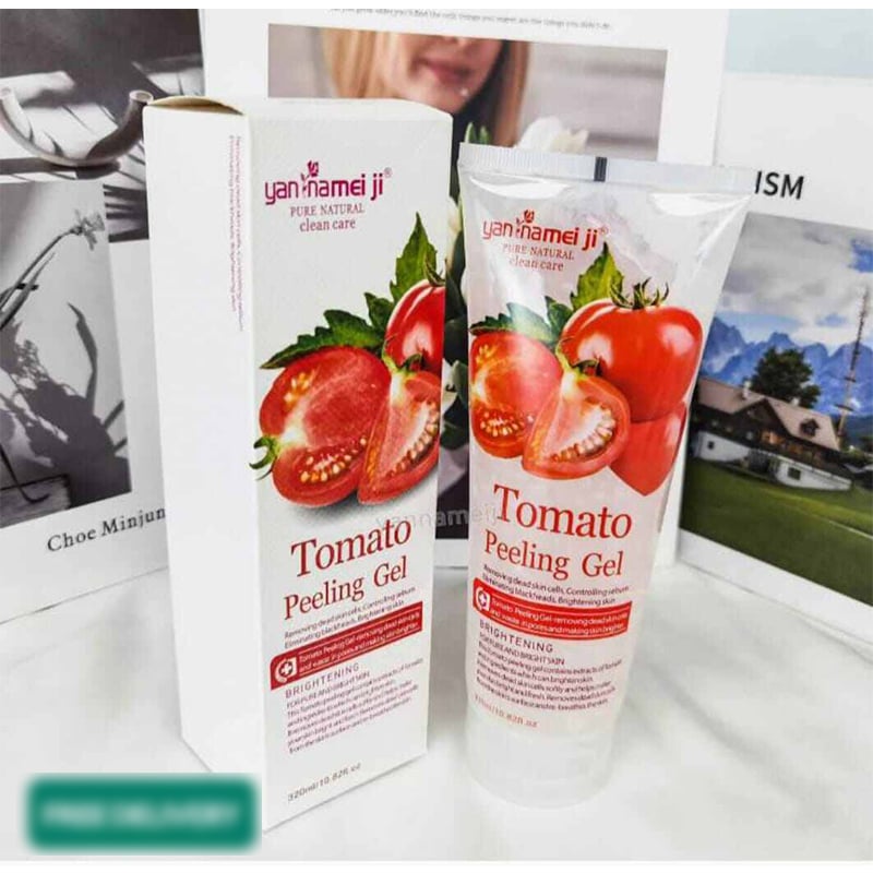 Picture of Tomato peeling Gel 320ml Original made in China Brand Yan Namei Ji-White