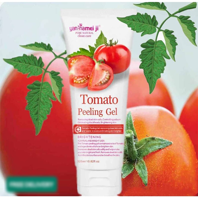 Picture of Tomato peeling Gel 320ml Original made in China Brand Yan Namei Ji-White