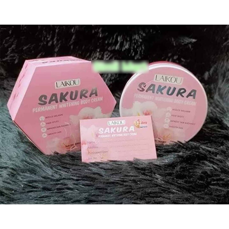 Picture of LAIKOU Japan Sakura Permanent Whitening Body Cream -300ml-Floral