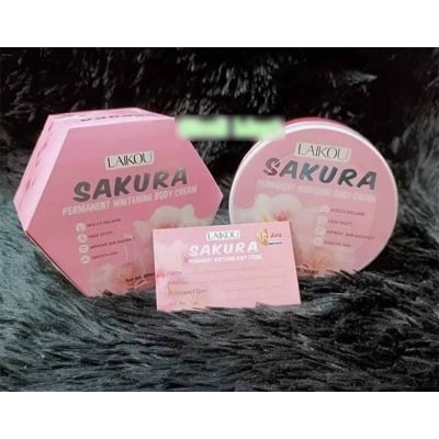 Picture of LAIKOU Japan Sakura Permanent Whitening Body Cream -300ml-Floral