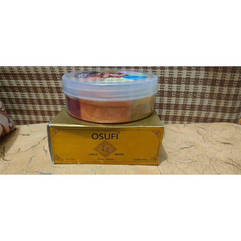 Picture of Osufi Badsha Laser Fasial 6 in 1 Vip Rainbow Combo Face Pack - 500 gm