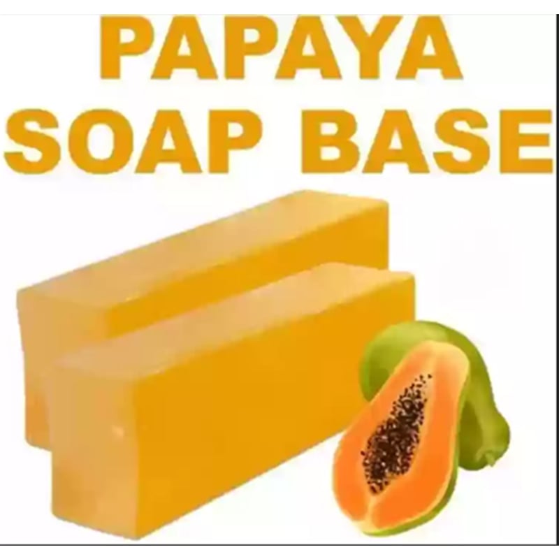Picture of Papaya Soap Base 250gm for making papaya hand made soap-Fruity