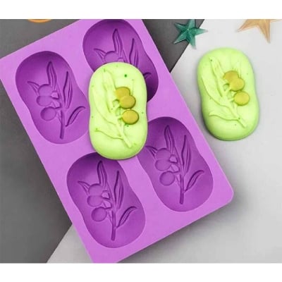 Picture of Soap Mold Silicone 4 DIY'S-Multicolor