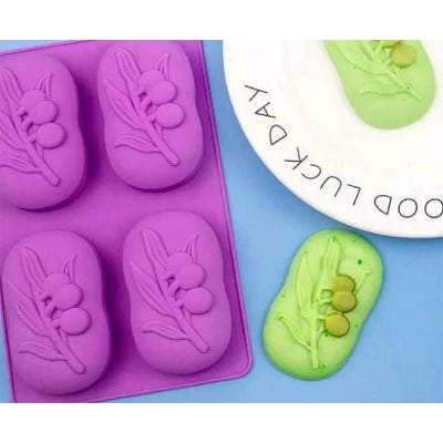 Picture of Soap Mold Silicone 4 DIY'S-Multicolor