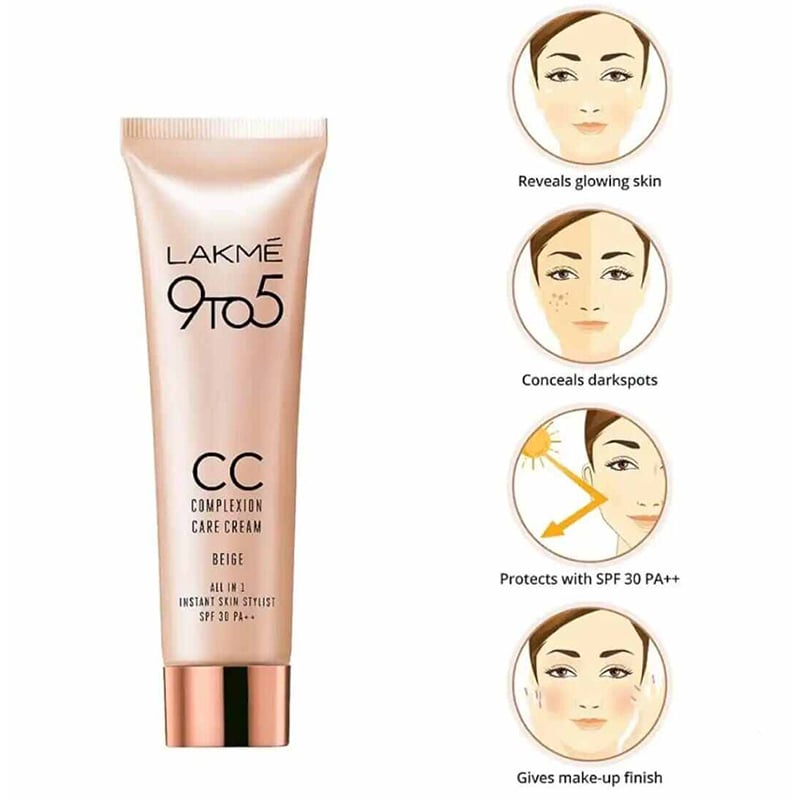 Picture of Lakme 9 to 5 CC Complexion Care Cream Shade 02 Honey -30g