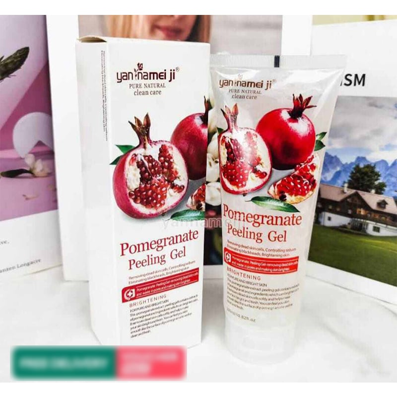 Picture of Pomegranate Peeling Gel | ISO Approved | 100% Authentic | Brightening Face & Body Exfoliating Gel 320 ml