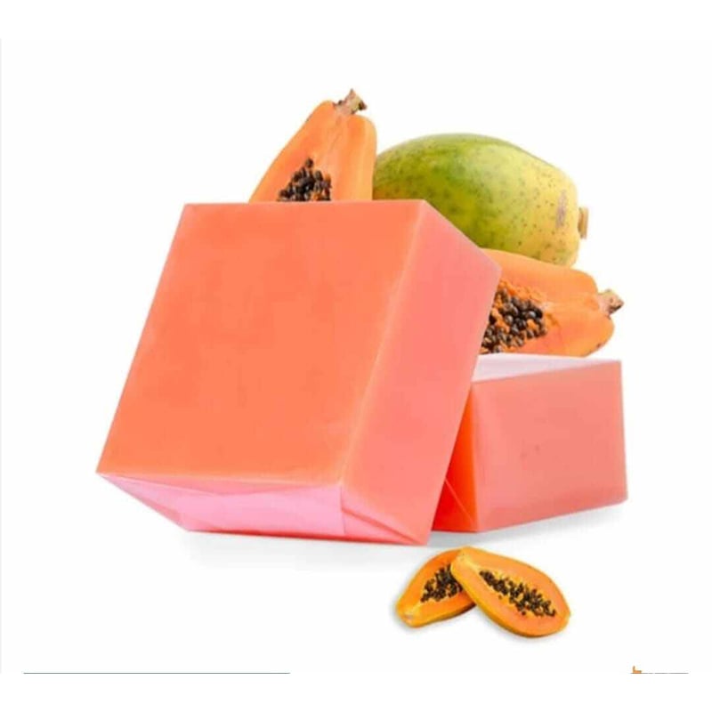 Picture of Papaya Soap Base 1 KG For Handmade Papaya Soap making