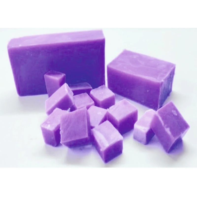 Picture of lavender soap base premium Quality-1kg Melt & Pour Soap Base Bar For Soap making