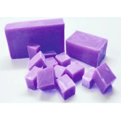 Picture of lavender soap base premium Quality-1kg Melt & Pour Soap Base Bar For Soap making