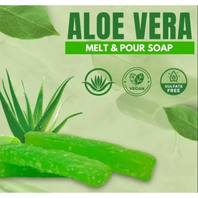 Picture of Alovera  Soap Base (100 GM) for making hand made soap