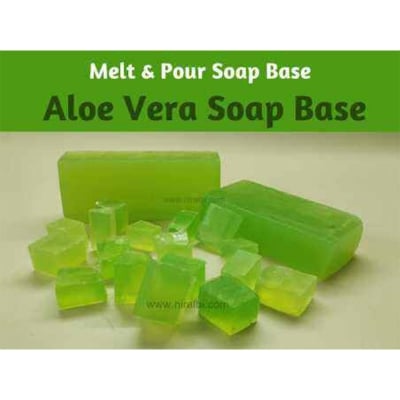 Picture of Alovera  Soap Base (100 GM) for making hand made soap