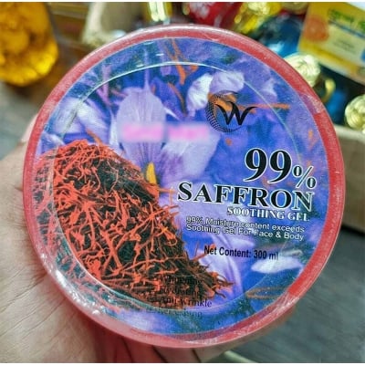 Picture of Saffron 99% Soothing Gel for face & body 300ml-Red