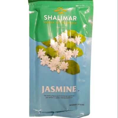 Picture of Shalimar Jasmine Agarbatti - Zipper Pack Incense Sticks-Indian-Brown