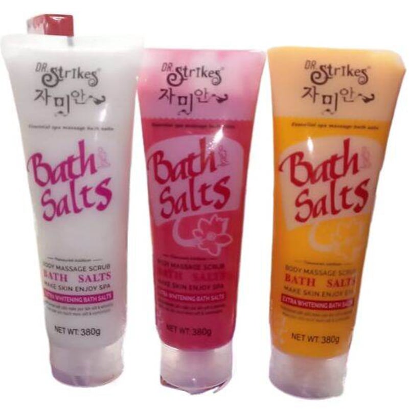 Picture of Bath Salts Body Massage Scrub 380gm - Random Flavour-Multicolor