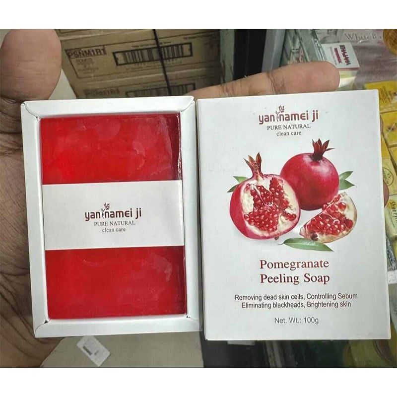 Picture of Pomegranate Peeling soap ISO Approved 100gm-Fruity