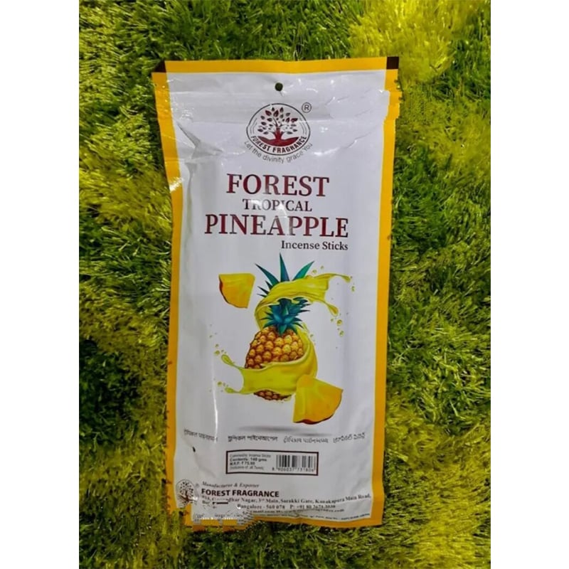Picture of Tropical Pineapple Incense Sticks Zipper Pack-Brown