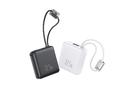 Picture of PowerCore 10 Fast Charging PowerBank – 10000mAH 22.5W with Built in Type-C and Lightening Cable for iPhone
