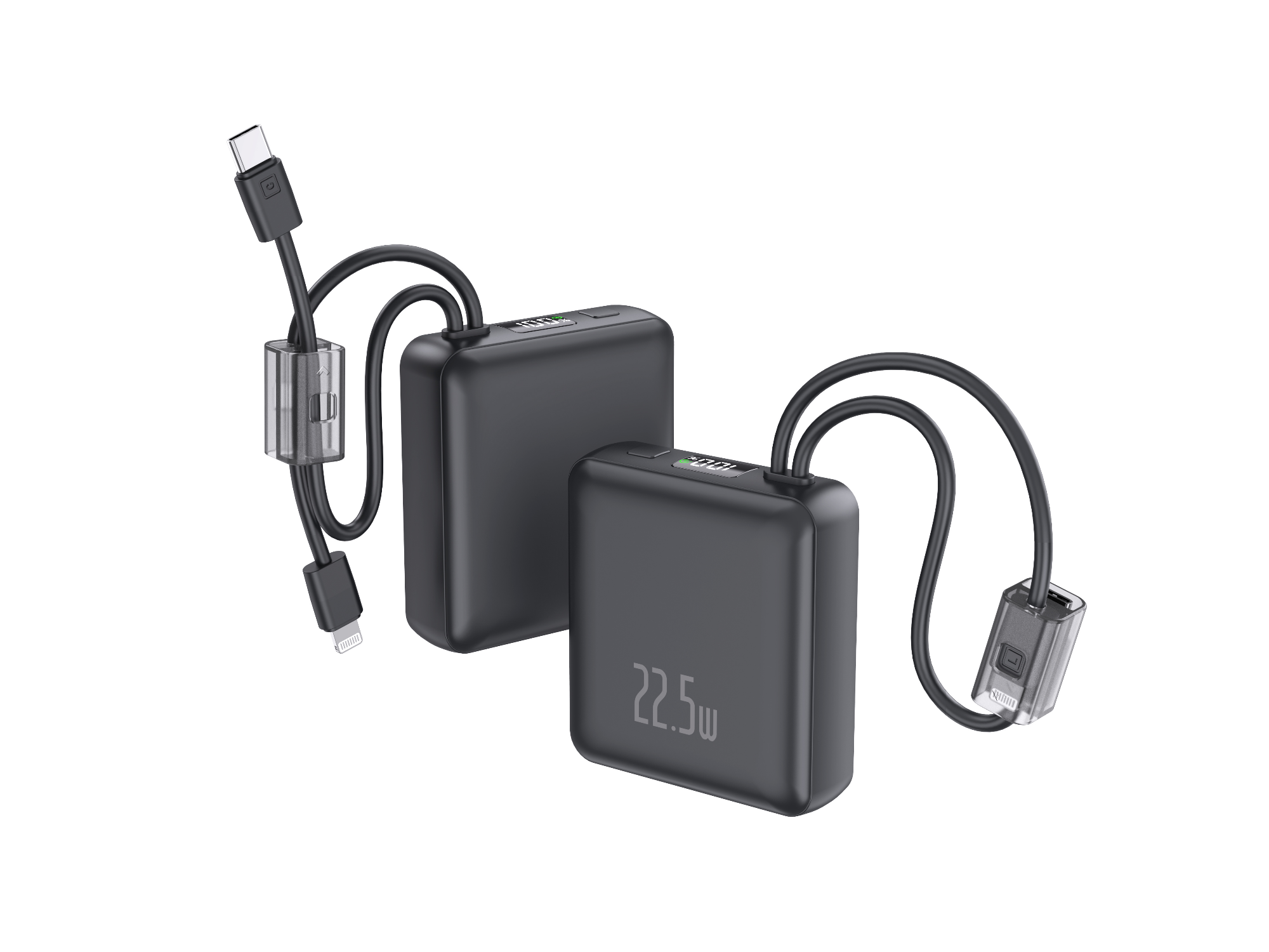Picture of PowerCore 10 Fast Charging PowerBank – 10000mAH 22.5W with Built in Type-C and Lightening Cable for iPhone