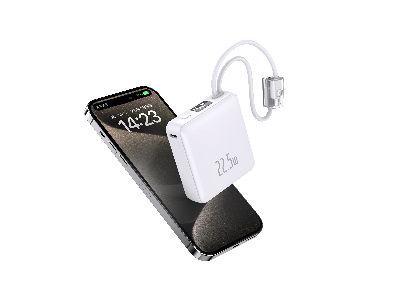 Picture of PowerCore 10 Fast Charging PowerBank – 10000mAH 22.5W with Built in Type-C and Lightening Cable for iPhone