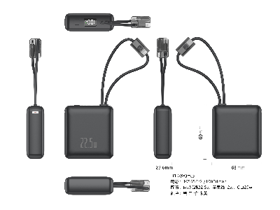 Picture of PowerCore 10 Fast Charging PowerBank – 10000mAH 22.5W with Built in Type-C and Lightening Cable for iPhone
