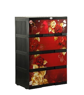 Buy RFL Wardrobe Platinum 4 Drawer Daina Online
