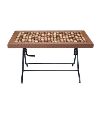 Picture of Caino Dinner Table 6 Seat S/L Print Knot EB