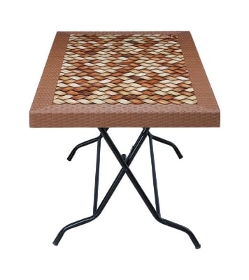 Picture of Caino Dinner Table 6 Seat S/L Print Knot EB