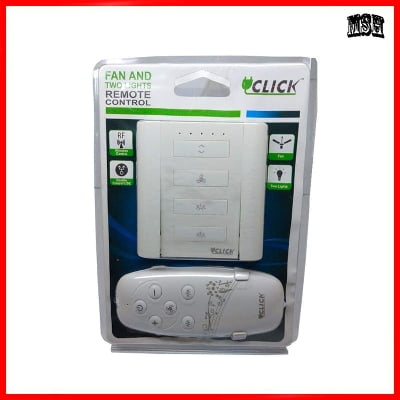 Picture of Click Remote Control Switch 1 Fan and 2 Lights - White
