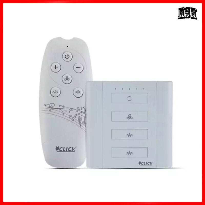Picture of Click Remote Control Switch 1 Fan and 2 Lights - White