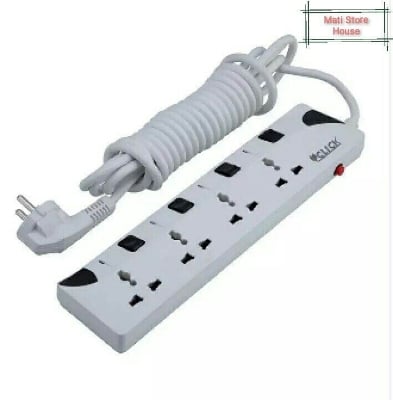 Picture of 4 Port Multi Plug (Click) - White