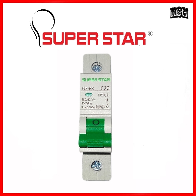 Picture of Super Star MCB Circuit Breaker SP 20A - White