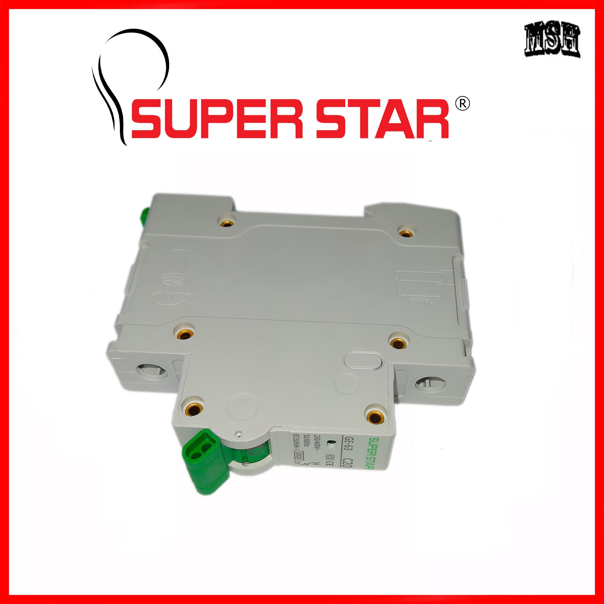 Picture of Super Star MCB Circuit Breaker SP 20A - White