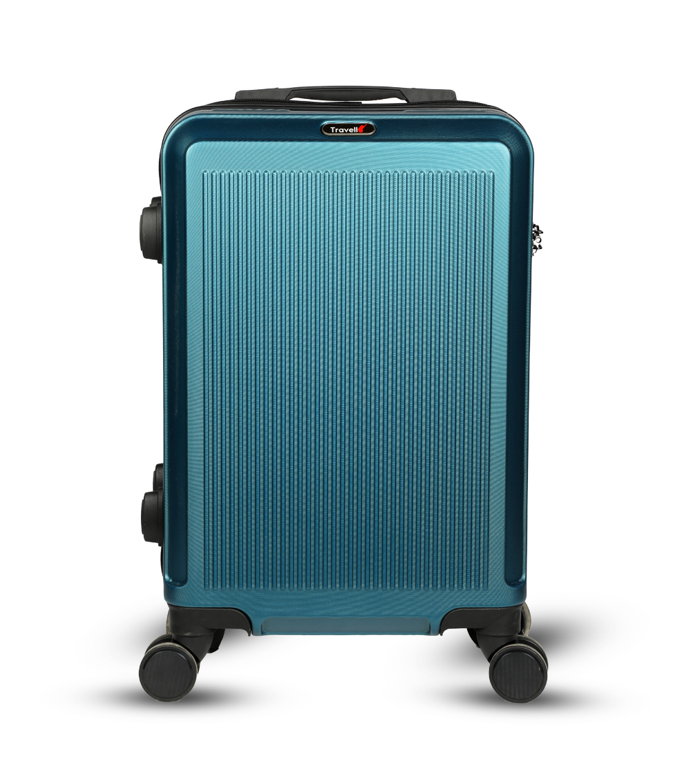 Picture of Travello 28 Inch Royal Zipper Unbreakable Body More Capacity Water Resistant Aluminum Luggage- Trolley Green