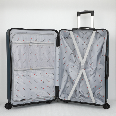Picture of Travello 28 Inch Royal Zipper Unbreakable Body More Capacity Water Resistant Aluminum Luggage- Trolley Green