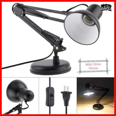 Picture of Electric Metal Swing Arm Desk table Lamp - table lamp