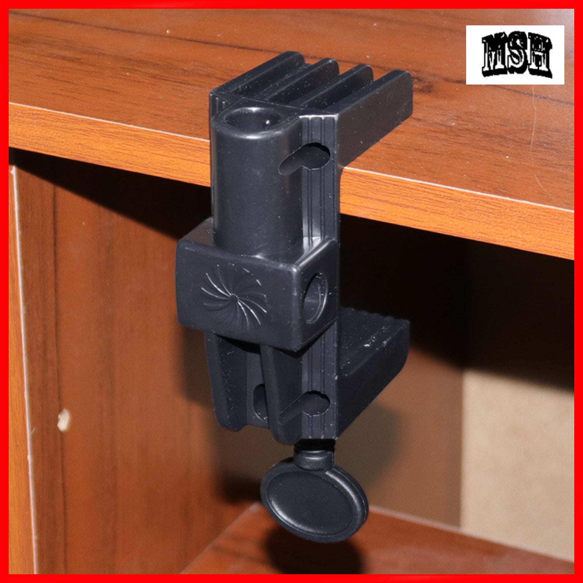 Picture of Clip Mount For Desk Lamp - Wall Hook - Black