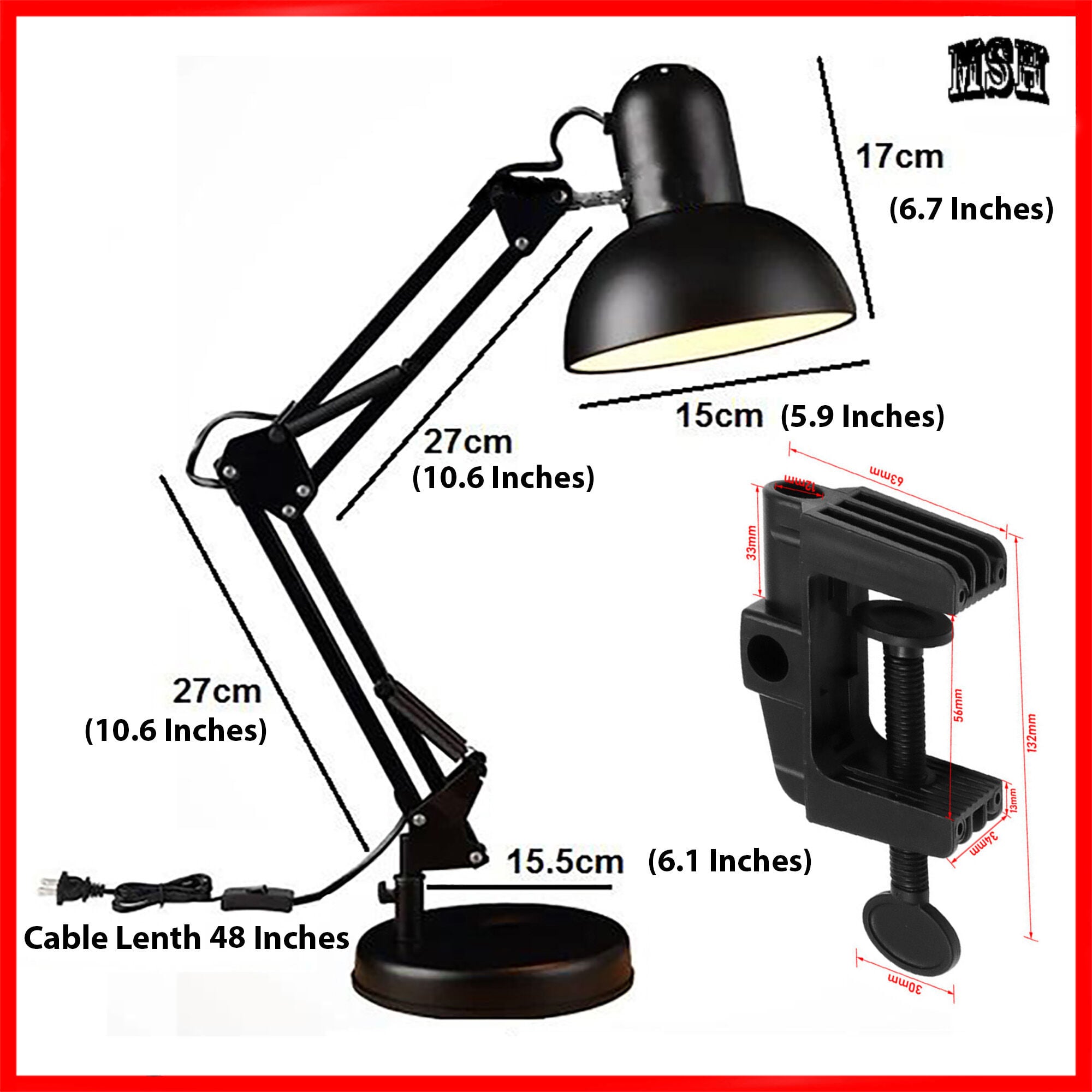 Picture of Desk Lamp MT 810 With Clip Mount