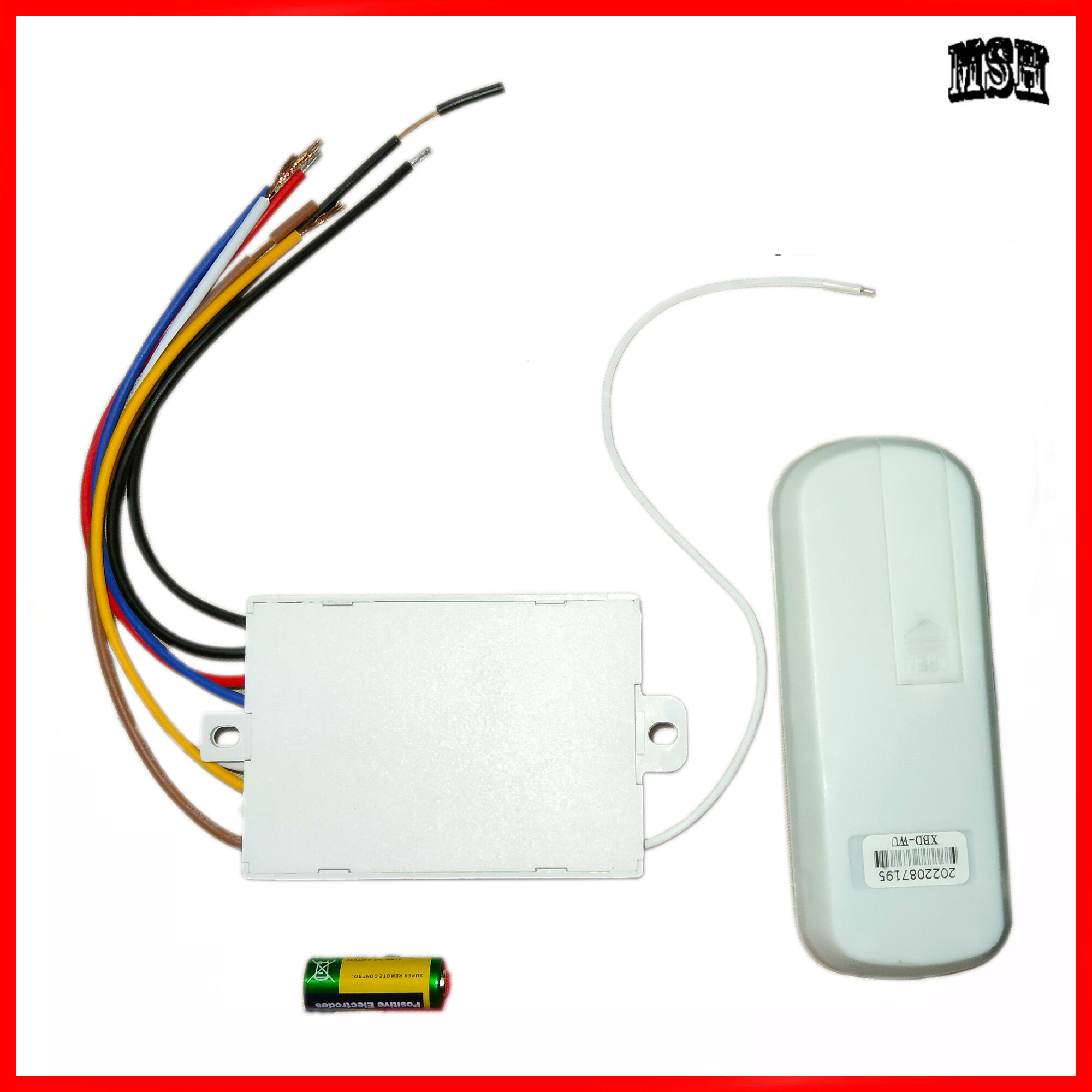 Picture of 4 Way RF Remote Control Switch - White