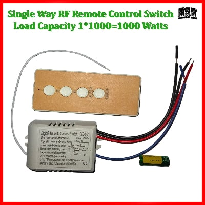 Picture of Single Way RF Remote Control Switch - White