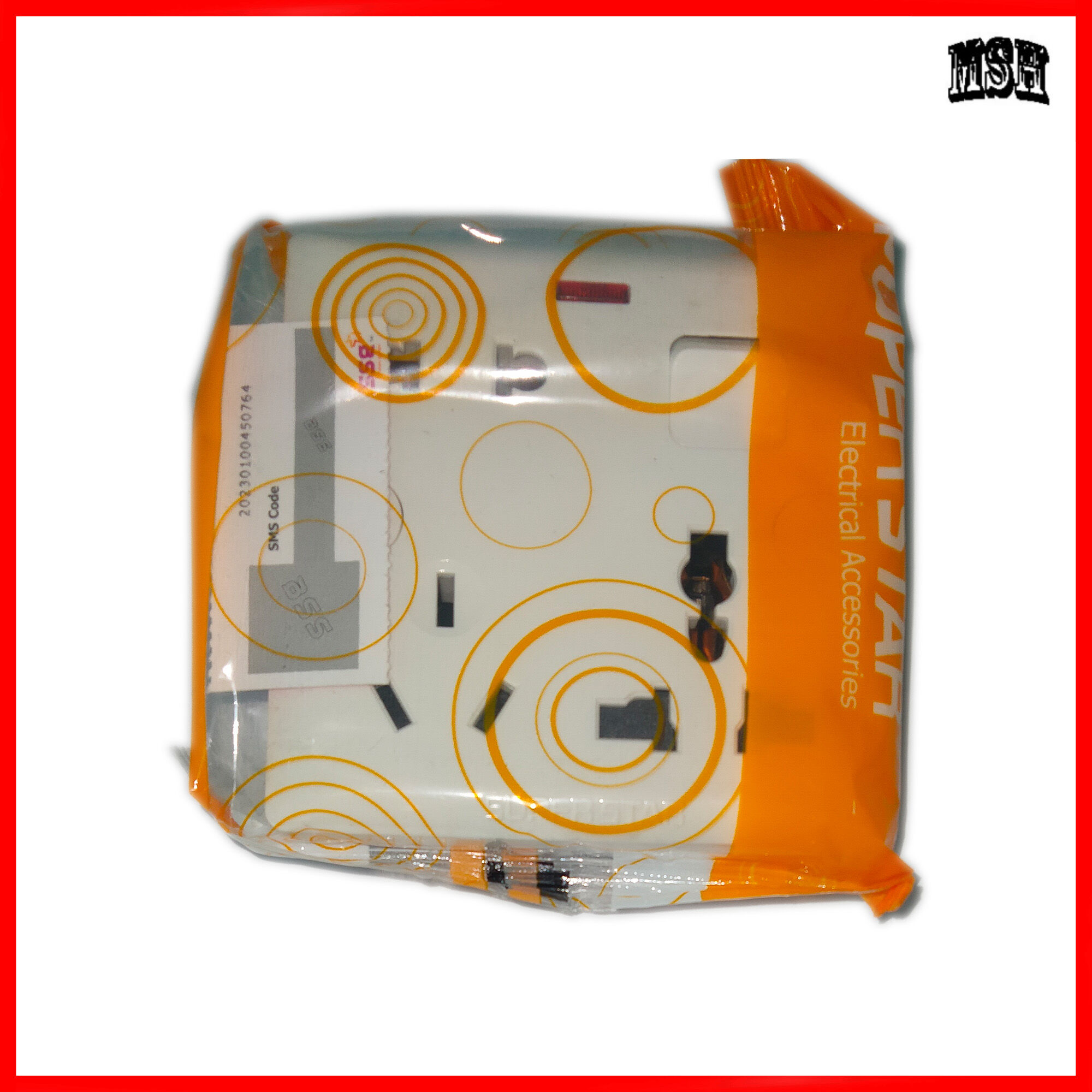 Picture of Super Star 6 Pin Combined All Rounder Socket - White