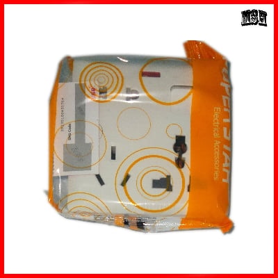 Picture of Super Star 6 Pin Combined All Rounder Socket - White