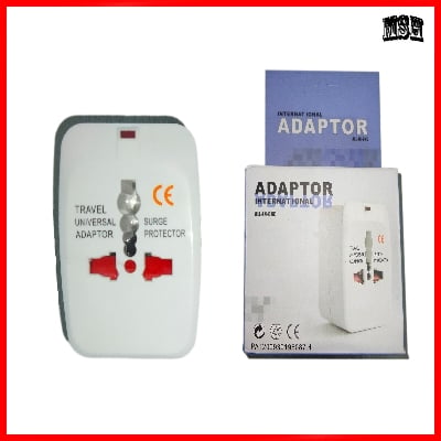 Picture of Universal Multi Function Conversion Plug For Traveling (Universal Travel Adapter) -  White