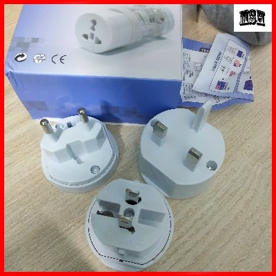 Picture of Universal Multi Function Conversion Plug For Traveling (Universal Travel Adapter) -  White