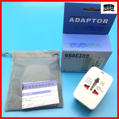 Picture of Universal Multi Function Conversion Plug For Traveling (Universal Travel Adapter) -  White