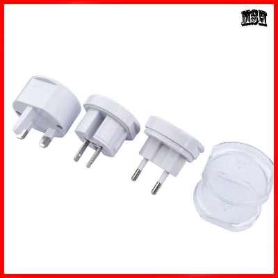 Picture of Universal Multi Function Conversion Plug For Traveling (Universal Travel Adapter) -  White